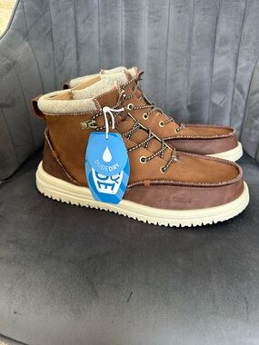 Heydudes Bradley Classic Tumbled Cognac color Boot - Cognac/Multi Men’s 10 NWT